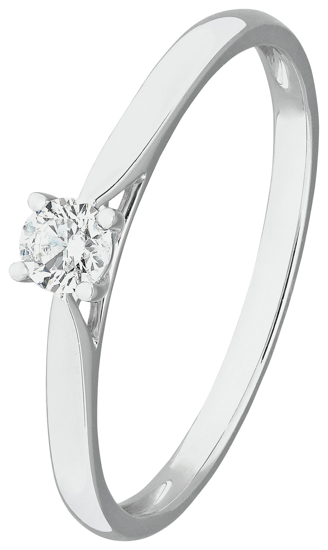 Revere 9ct White Gold 0.15ct Diamond Solitaire Ring Review