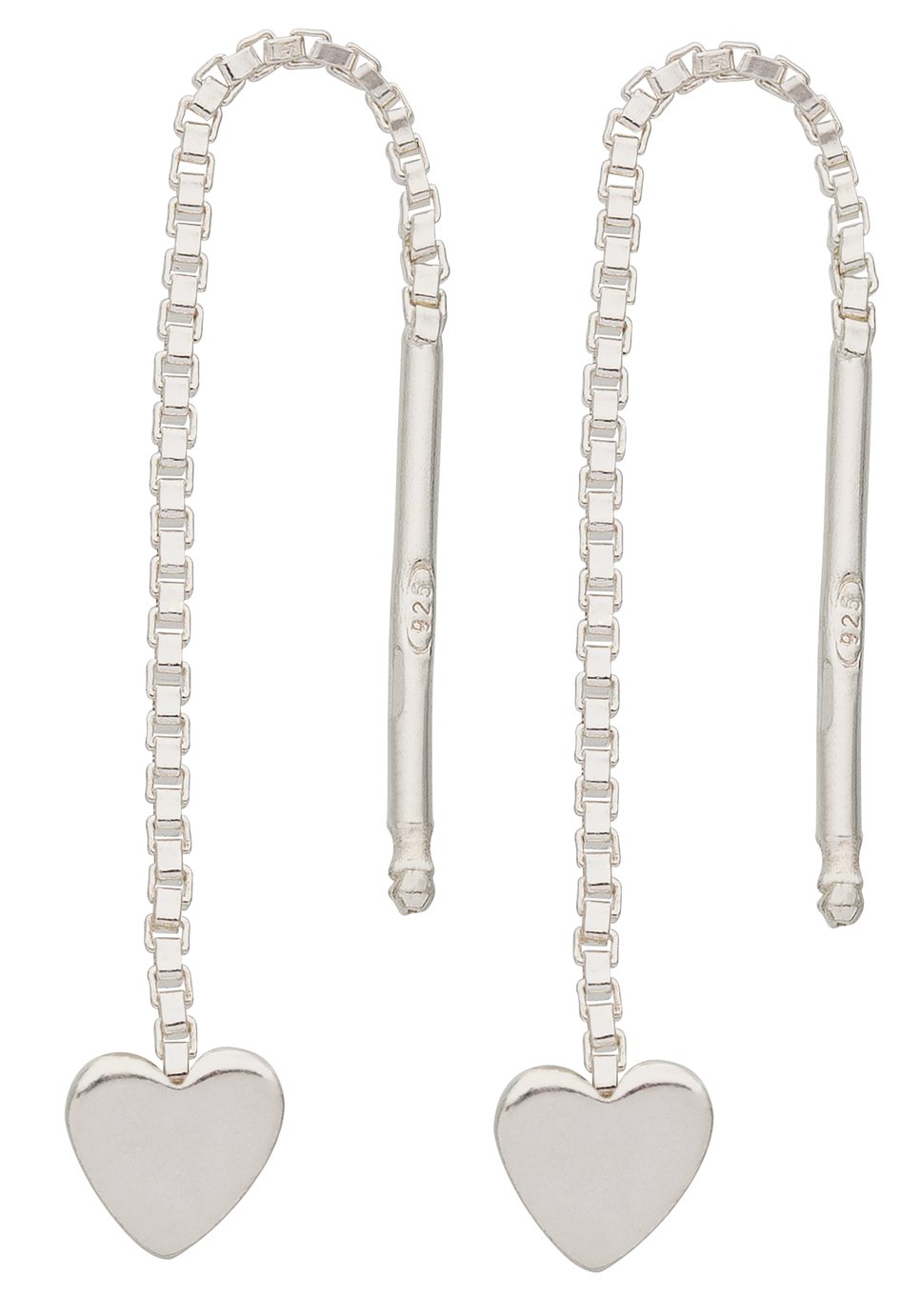 Revere Sterling Silver Heart Pull Through Earrings review