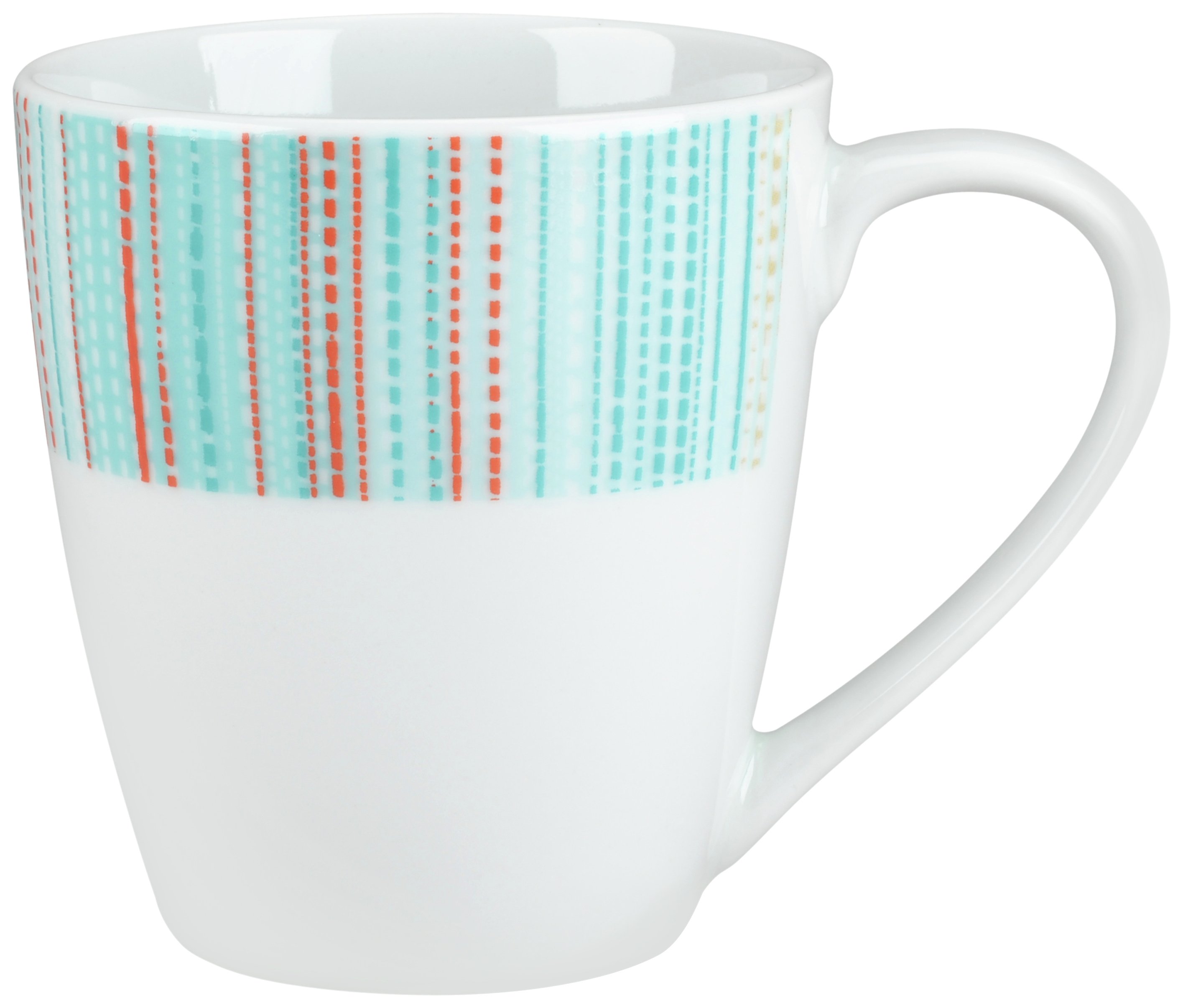 Portmeirion 4 Piece Mug Set - Coral Stripe. Review