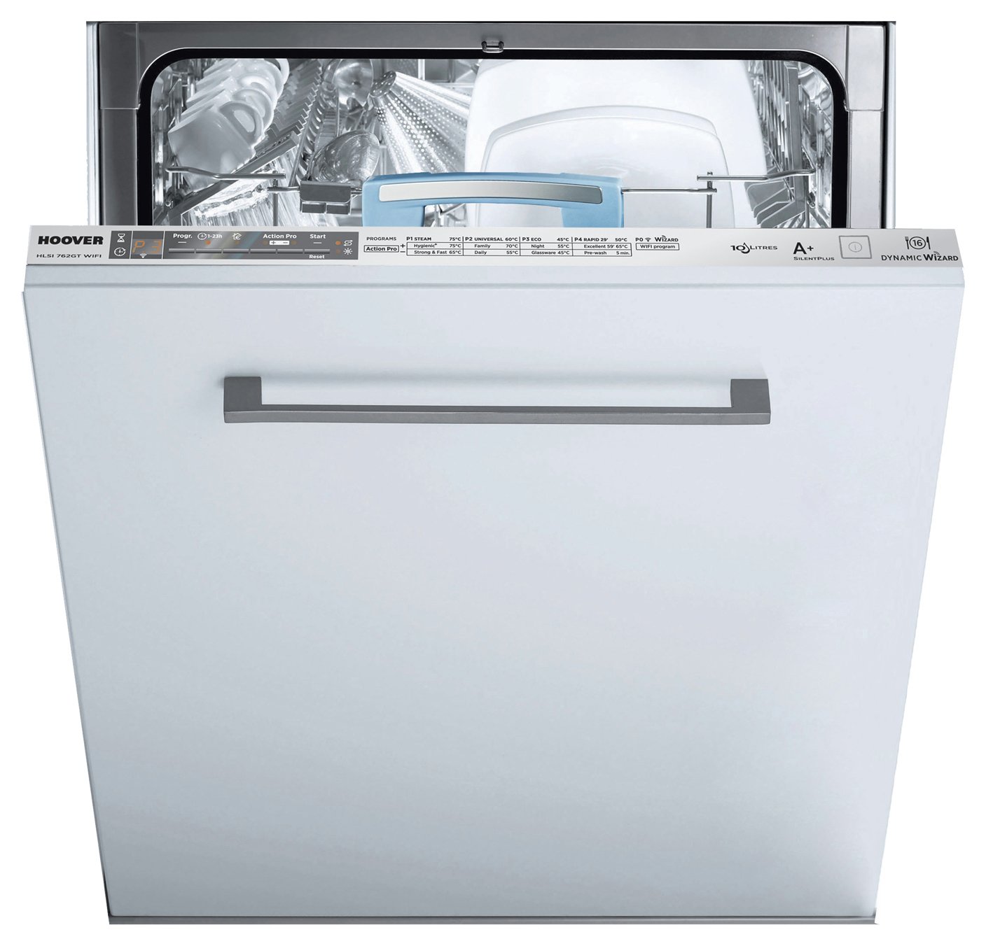 Review of Hoover Wizard HLSI762GT Integrated WiFi Dishwasher