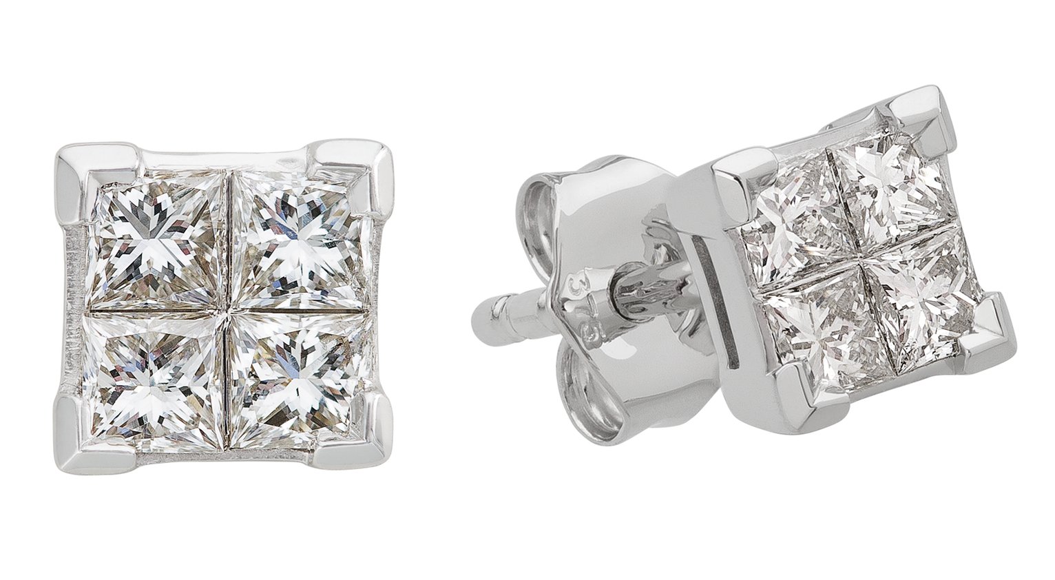 Revere 9ct White Gold 0.33ct tw Diamond Earrings review