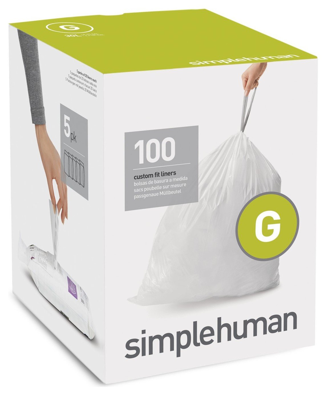 simplehuman Bin Liners Code G x 100 Liners Review