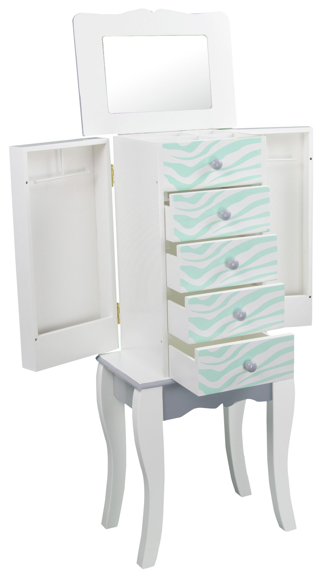 Teamson Kids Fashion Prints Jewellery Armoire - Zebra. Review