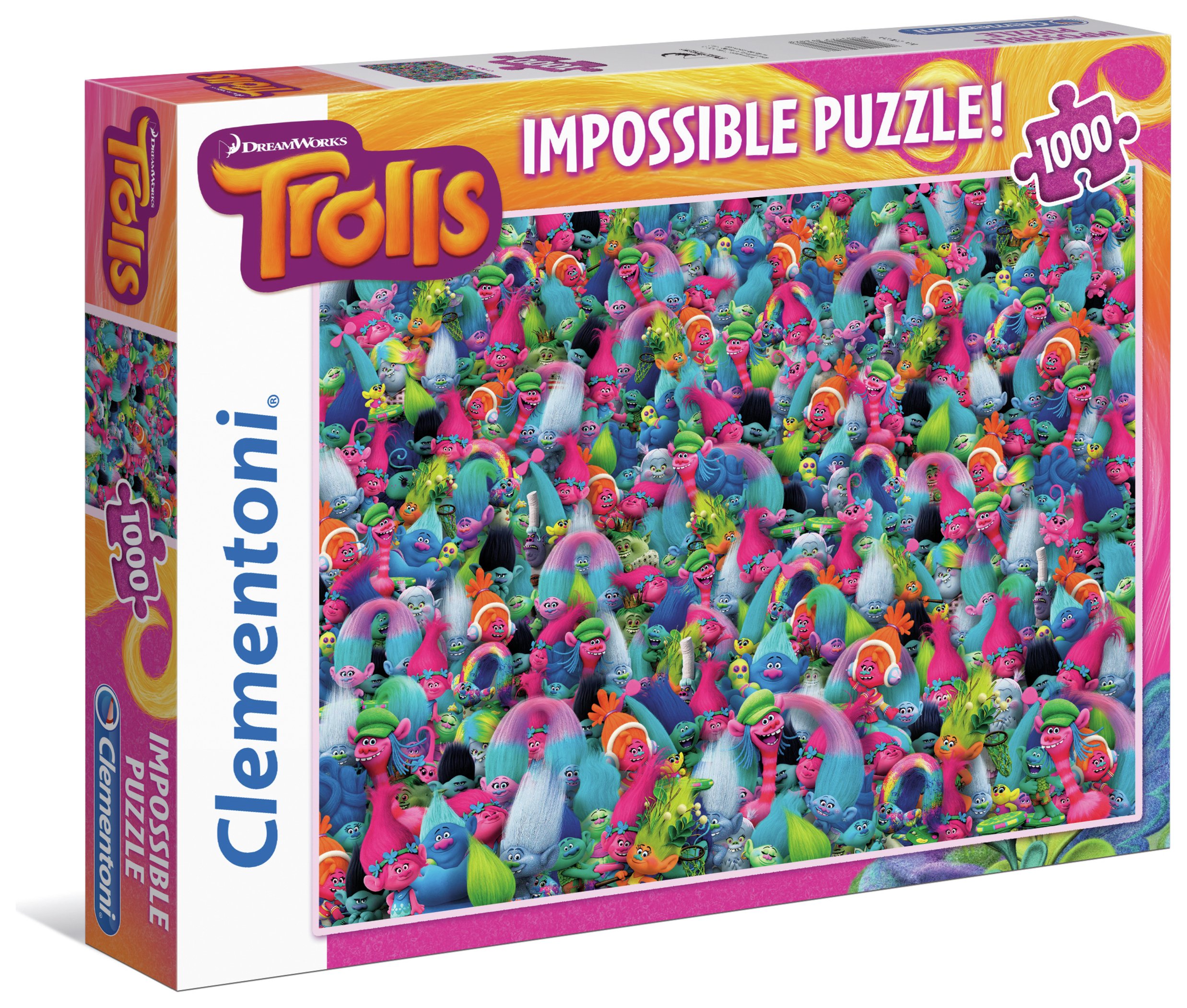 Clementoni Dreamworks Trolls 1000 Impossible Puzzle Review