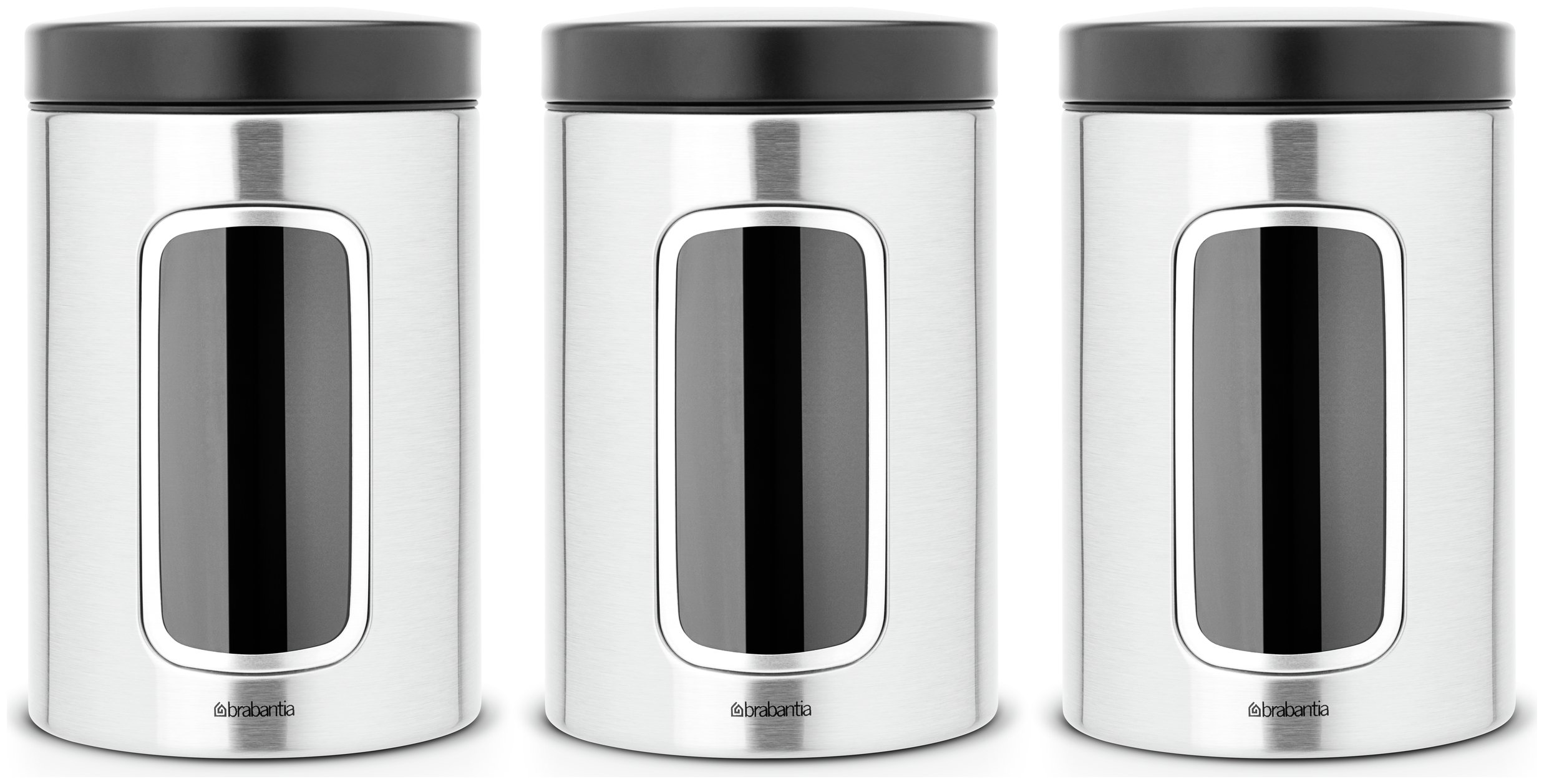 Brabantia Window Canister Set - Matt Stainless Steel Review