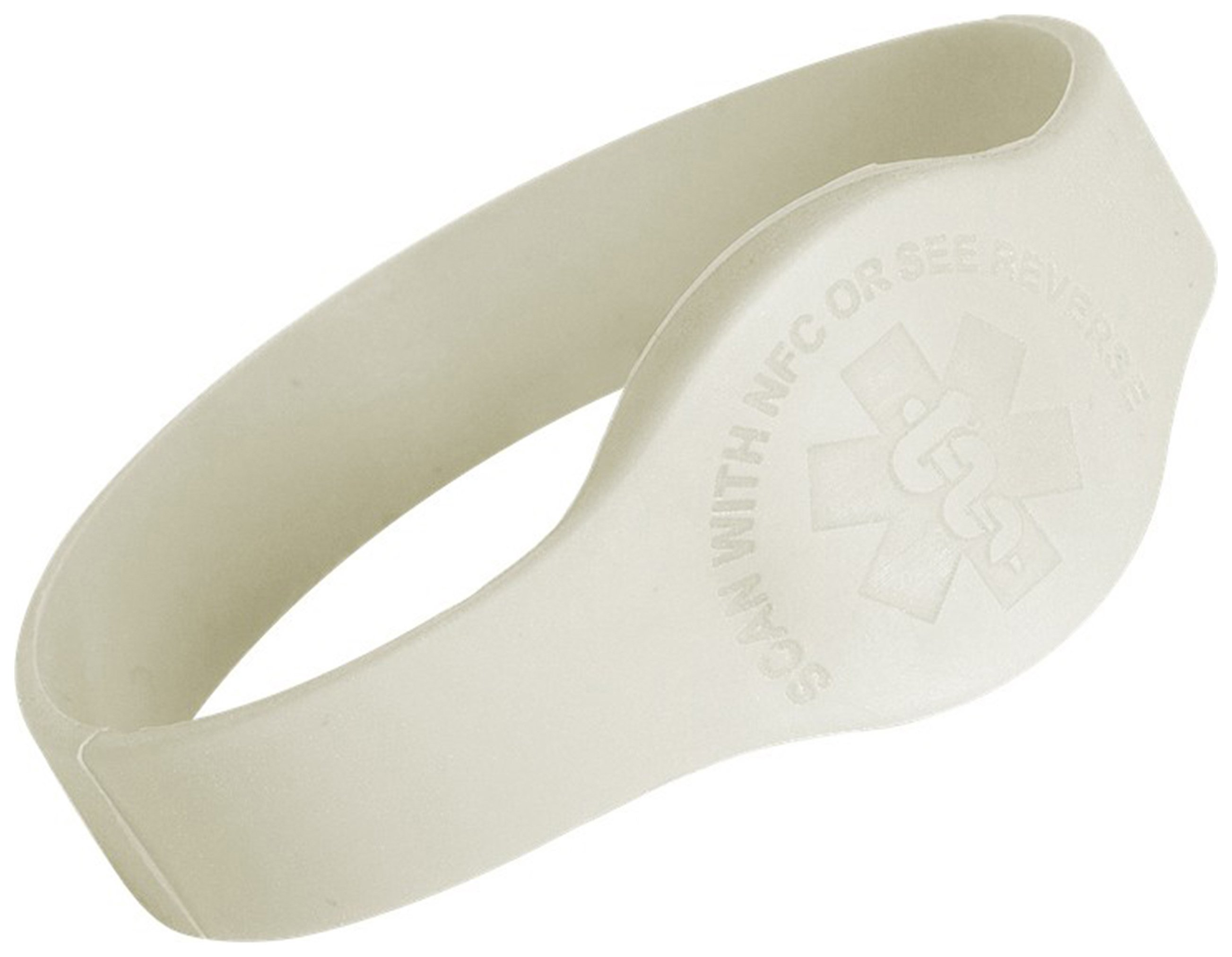 Tap2Tag Medical Alert Band - Medium White Review