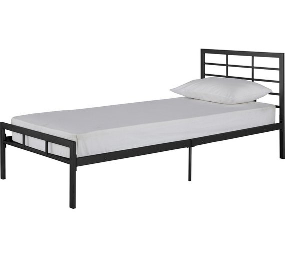 Buy HOME Drew Single Bed Frame Black at Argos.co.uk Your Online