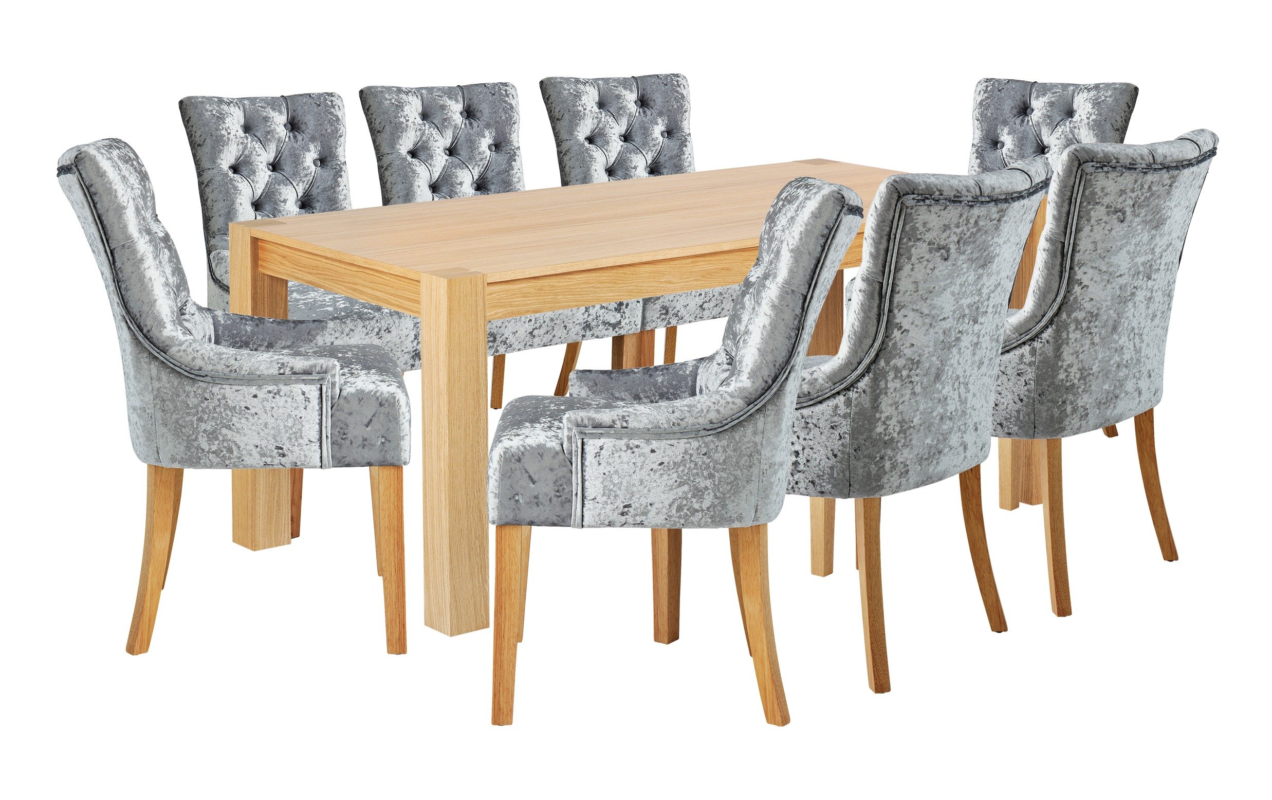 Heart of House Halwick Oak Veneer Table & 8 Chairs Review