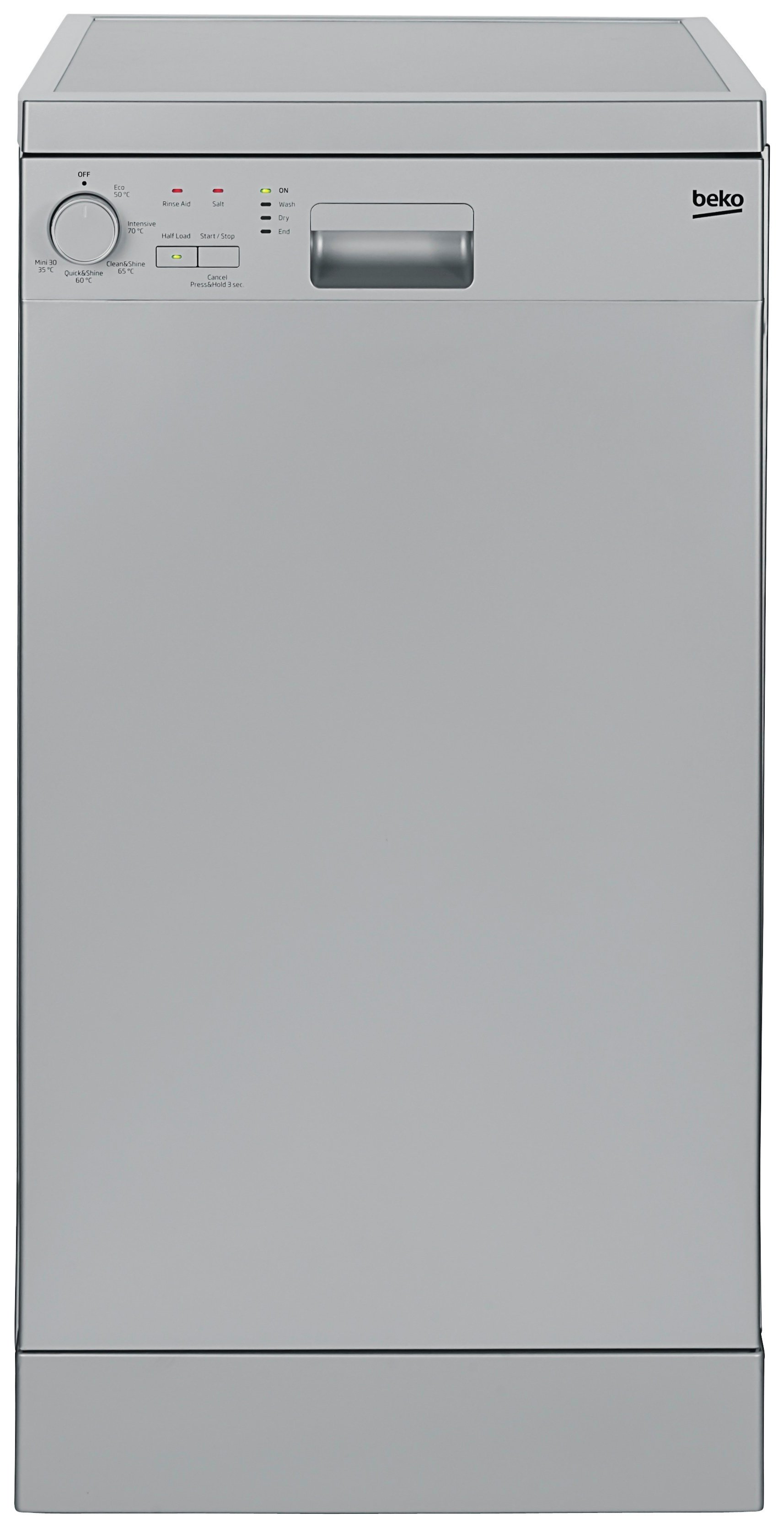 Review of Beko DFS05010S Slimline Dishwasher Silver Includes Installation