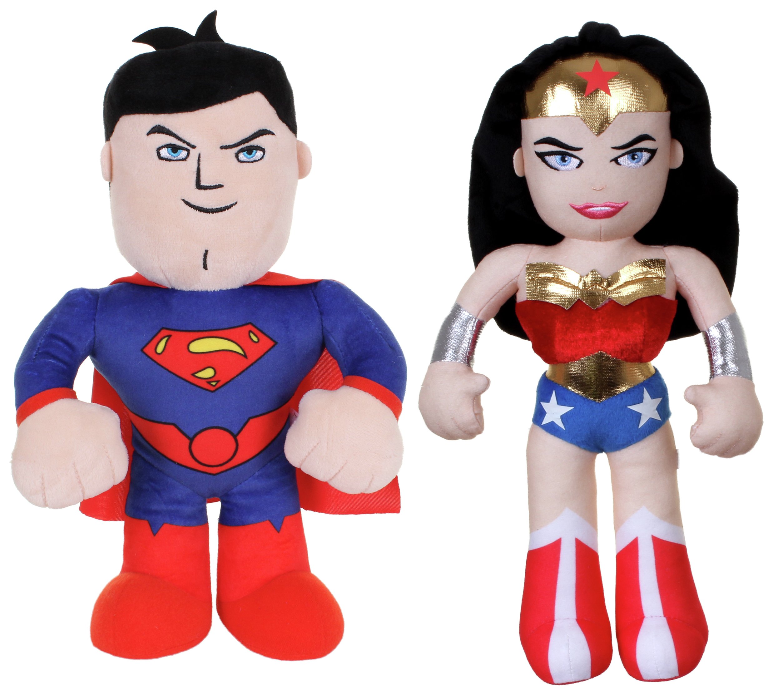 DC Super Friends Talking Superman & Wonder Woman Soft Toys. Review