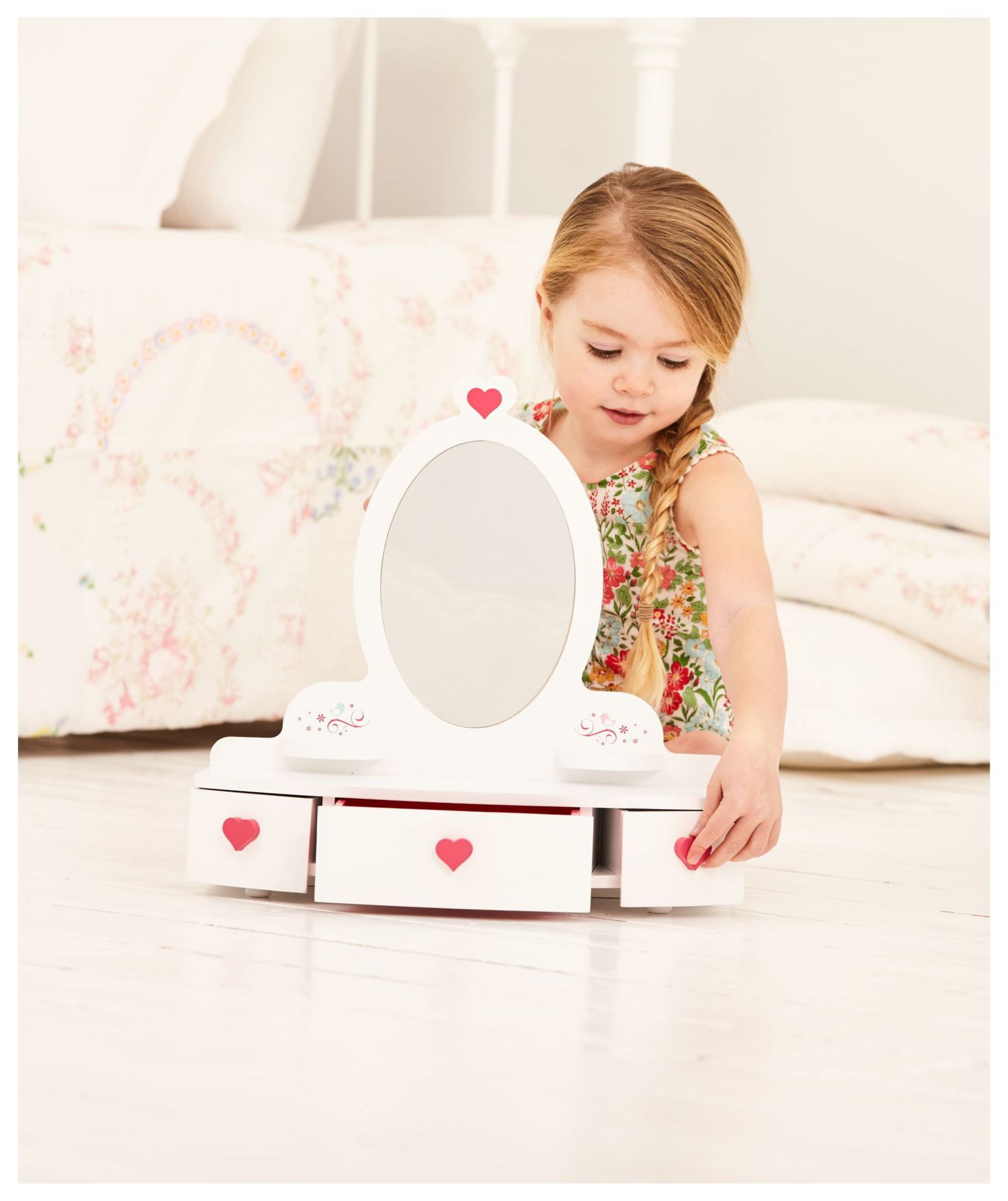 ELC Wooden Table Top Dressing Table. Review