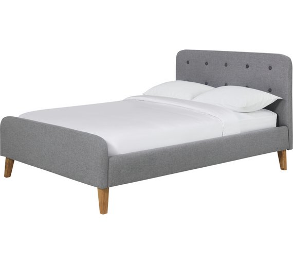Buy Hygena Ashby Small Double Bed Frame - Grey | Bed frames | Argos Buy Hygena Ashby Small Double Bed Frame - Grey | Bed frames | Argos