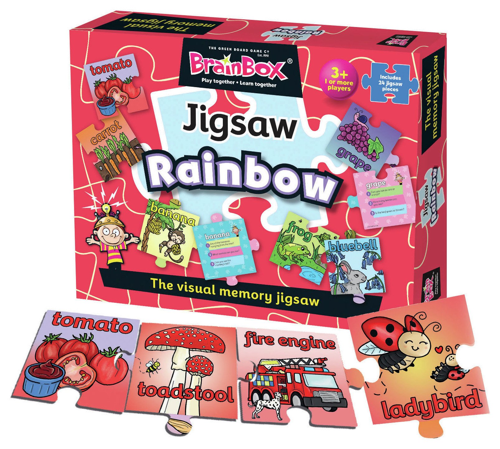 Brainbox Rainbow Jigsaw and Game. review