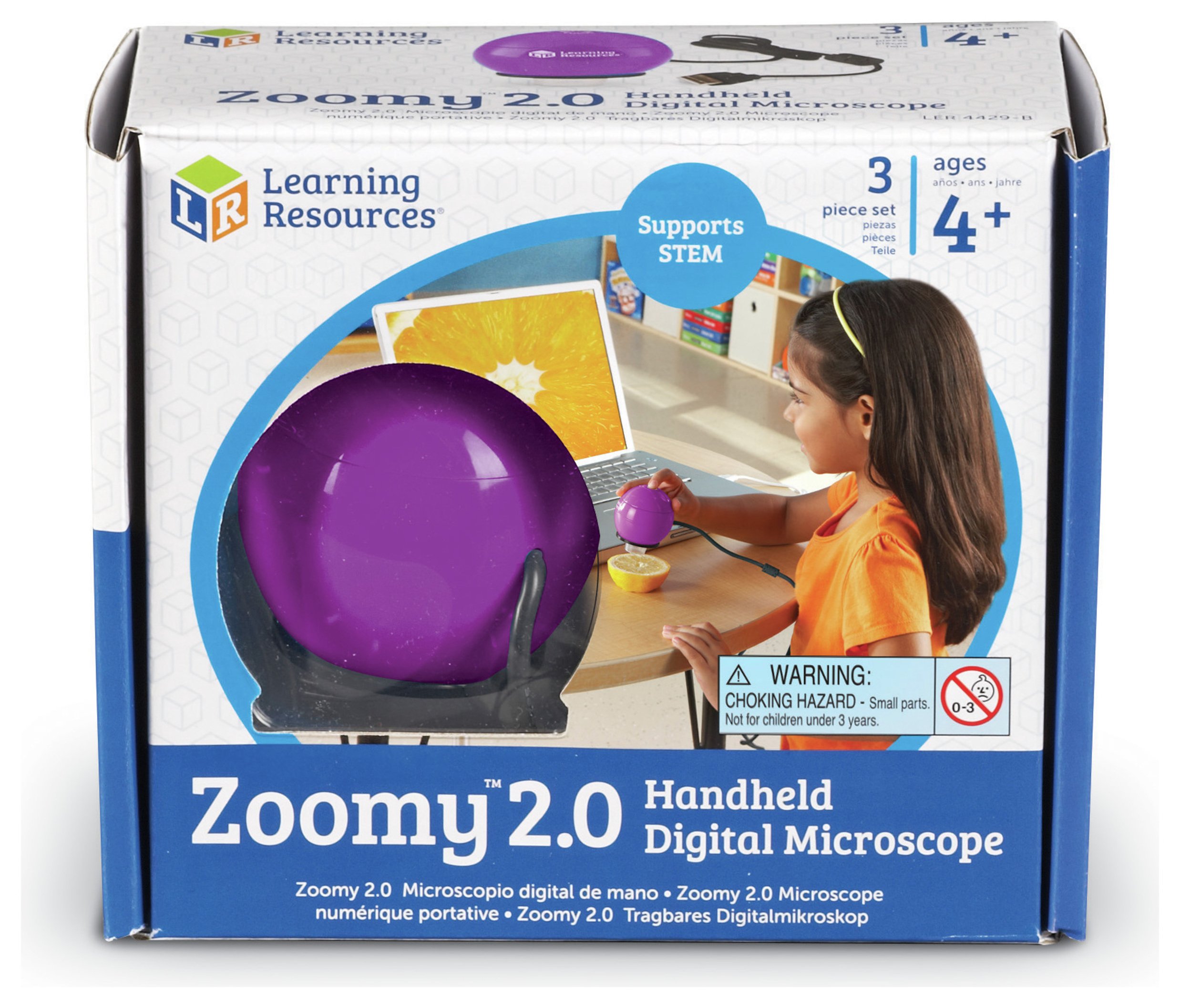 Learning Resources Zoomy 2.0 Handheld Microscope Purple. Review