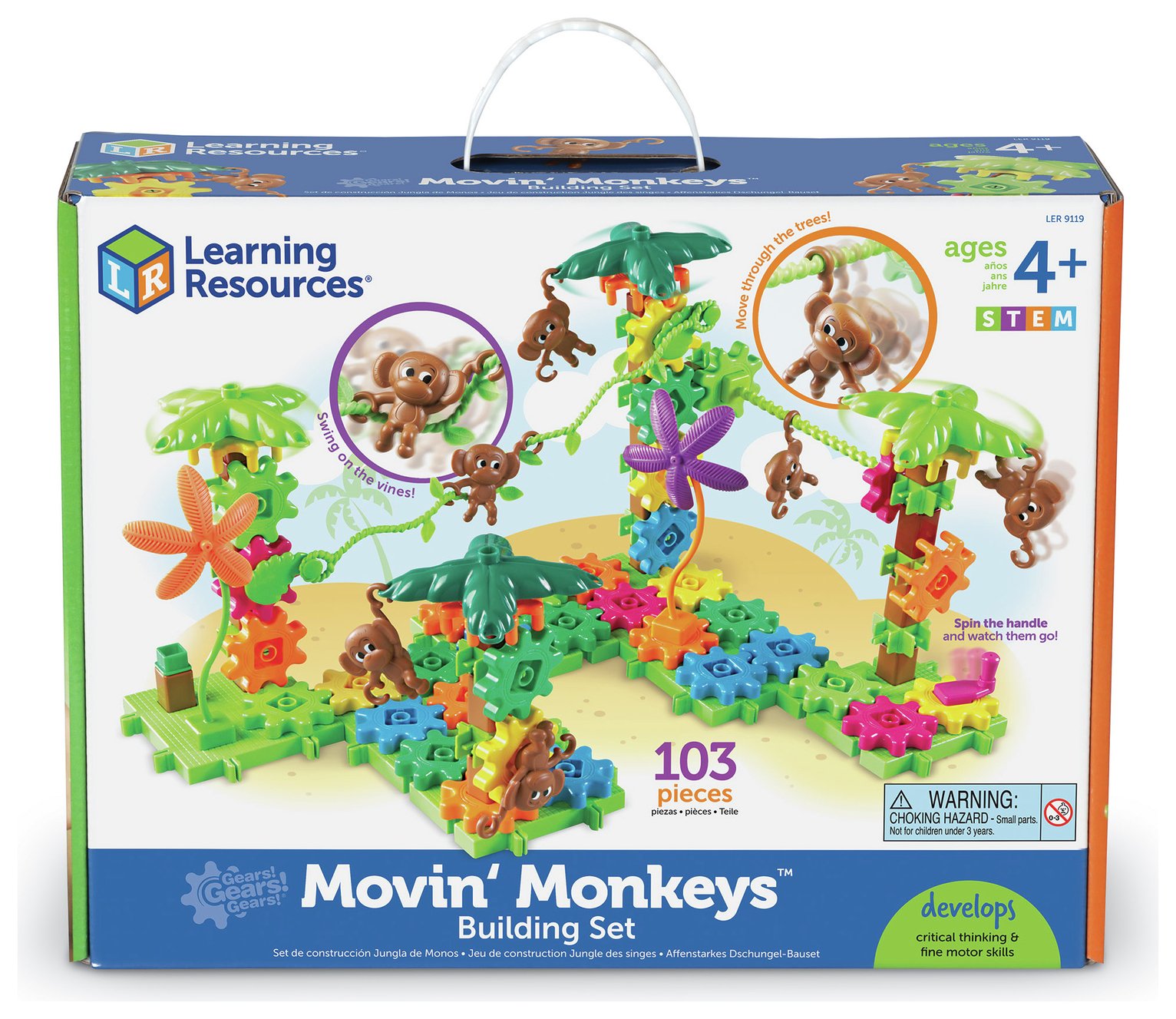 Learning Resources Gears! Gears! Gears! Movin' Monkeys. Review