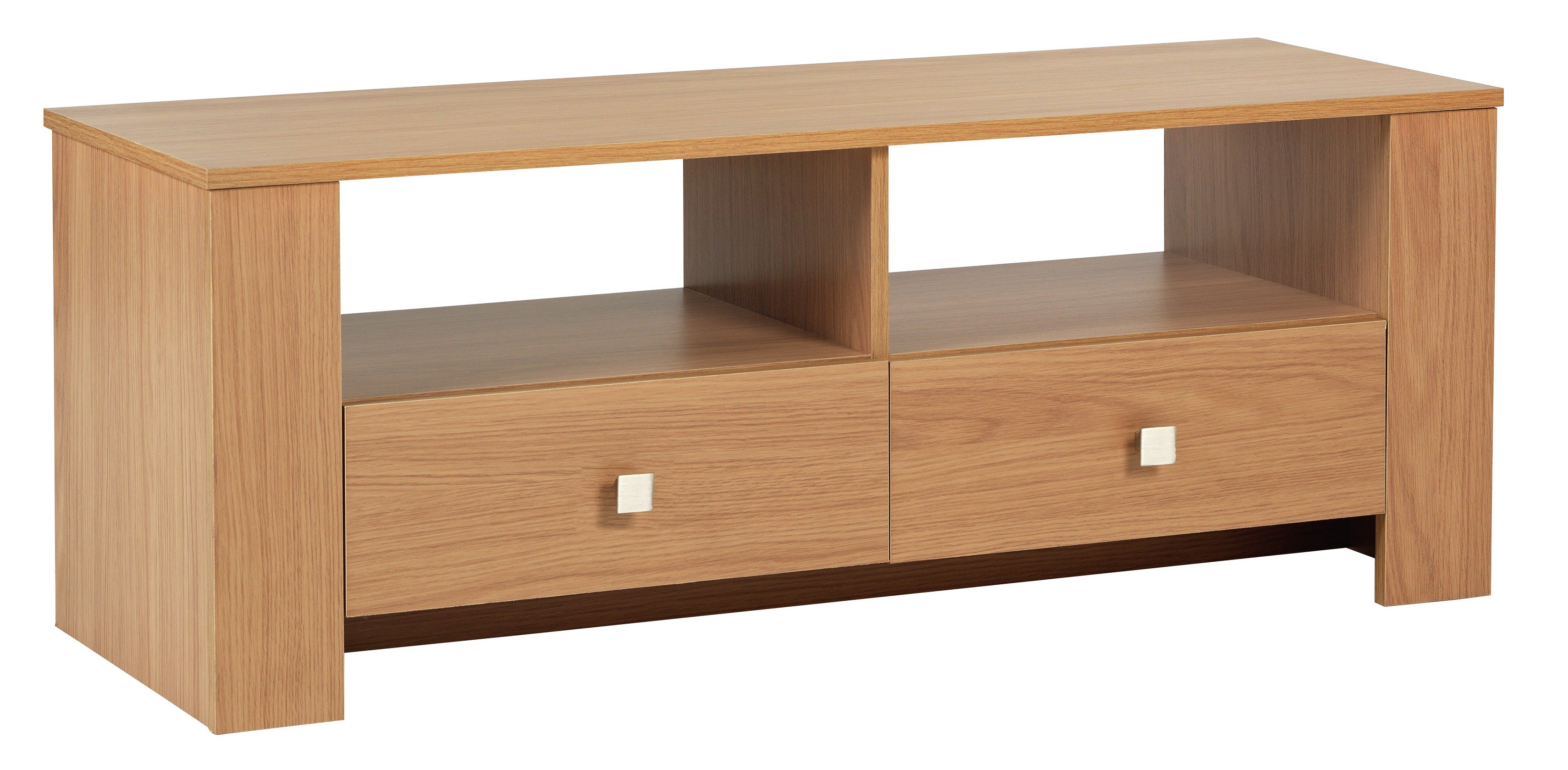 HOME Hamilton 2 Drawer TV Unit - Oak Effect Review