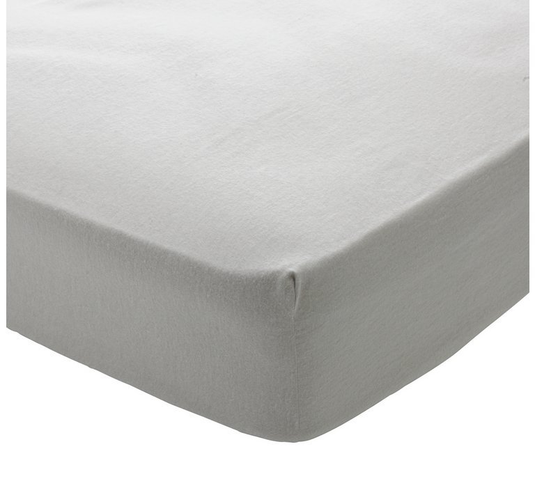 Collection Grey Brushed Cotton Fitted Sheet review