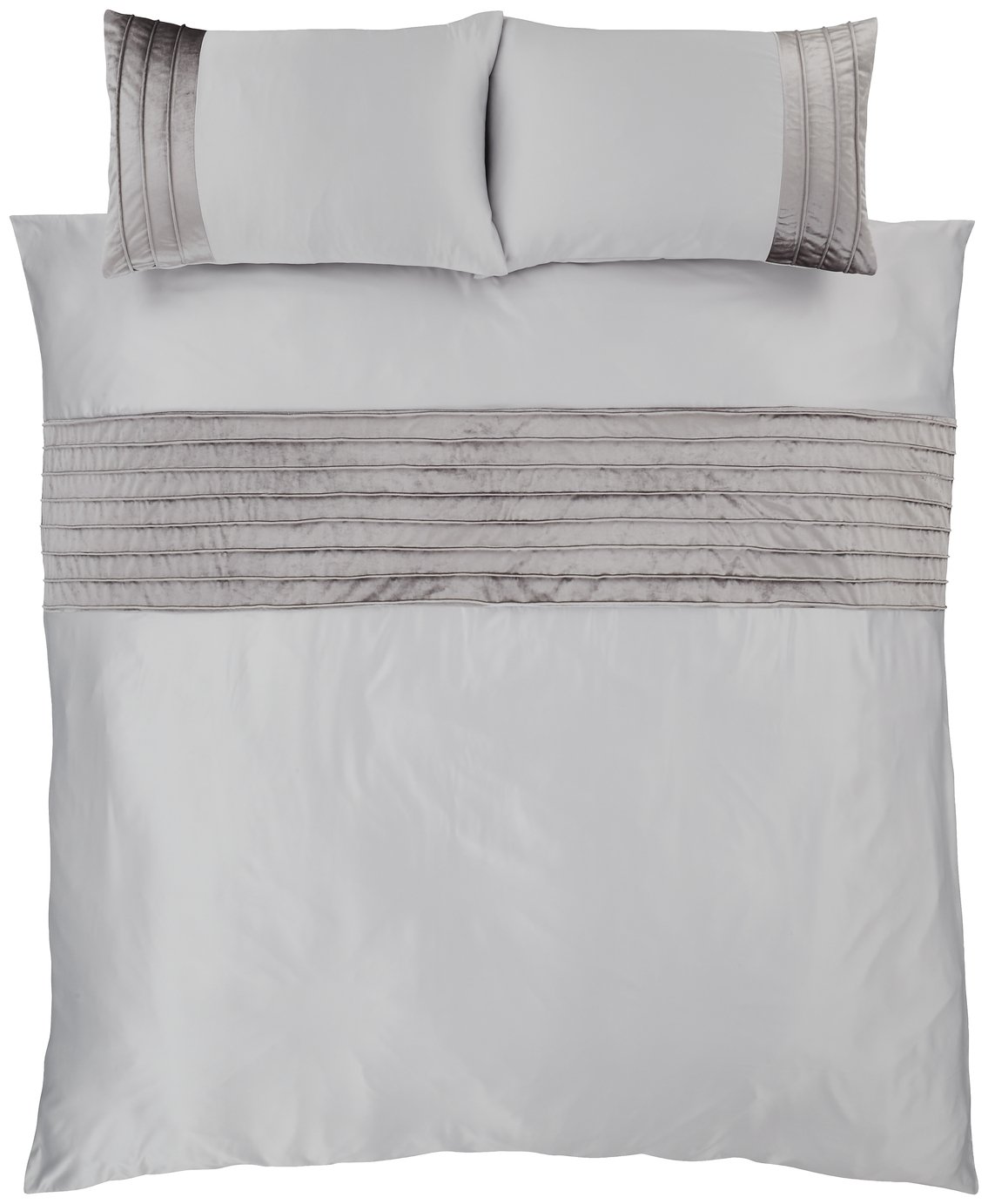 Review of Catherine Lansfield Corded Velvet Grey Duvet Set King Size