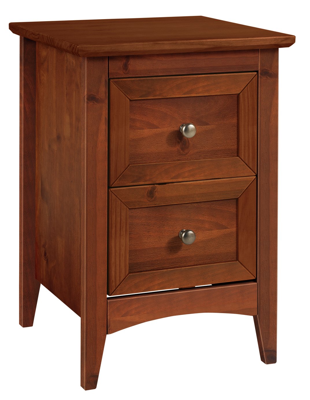 Collection Camborne 2 Drawer Bedside Chest - Walnut Stain Review