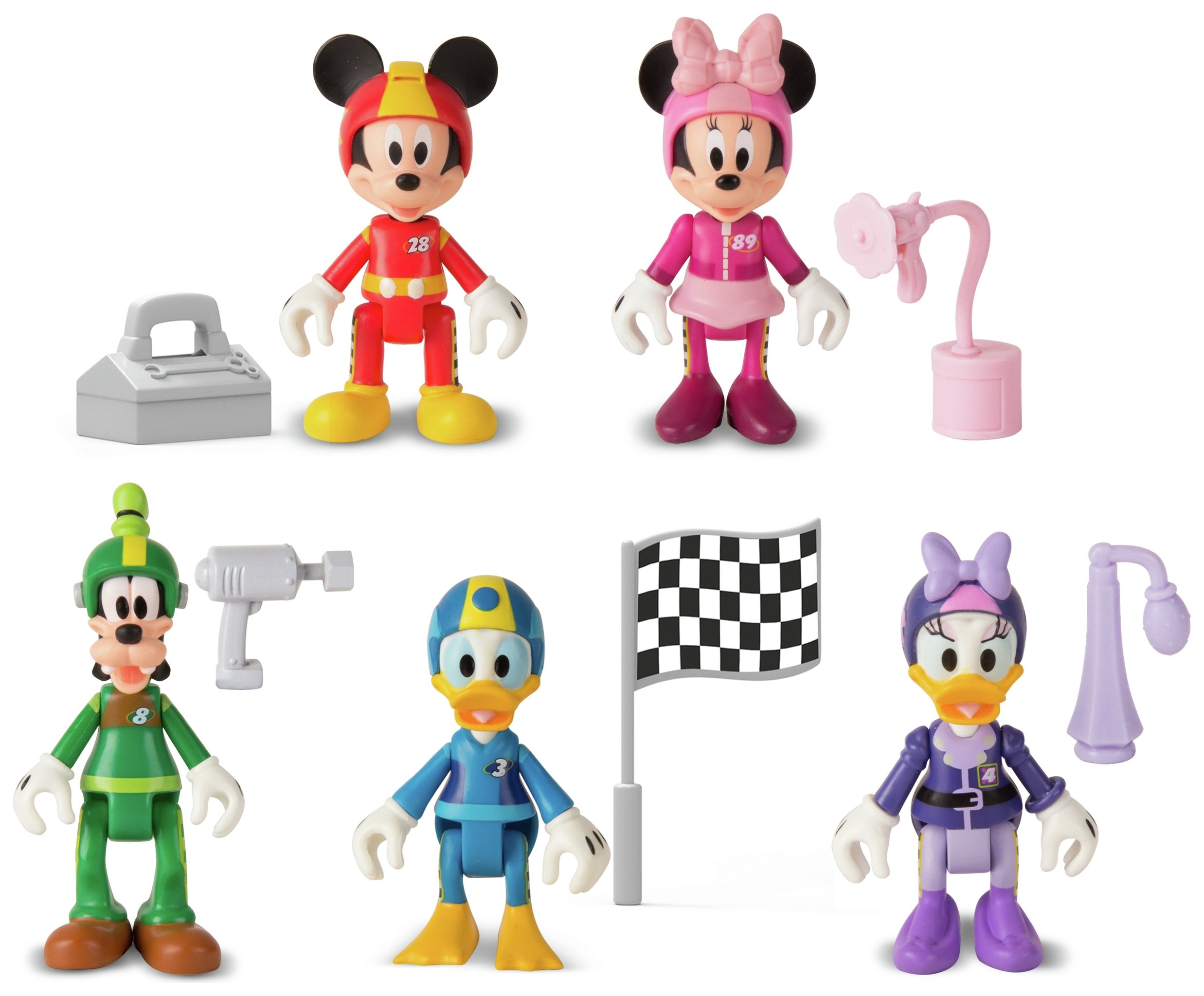 Mickey and the Roadster Racers Figures - 5 Pack Review