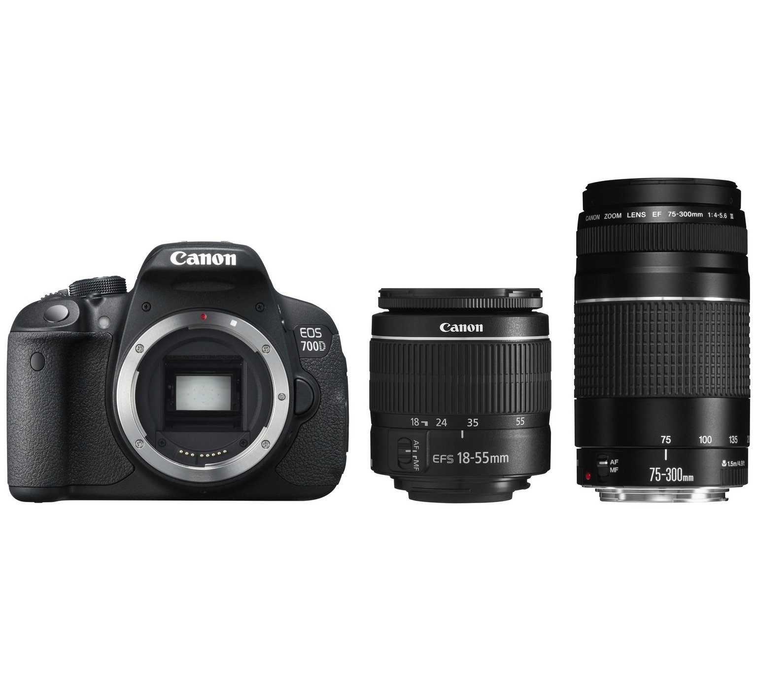 Canon EOS 700D DSLR Camera and 18-55mm & 75-300mm III Lenses review