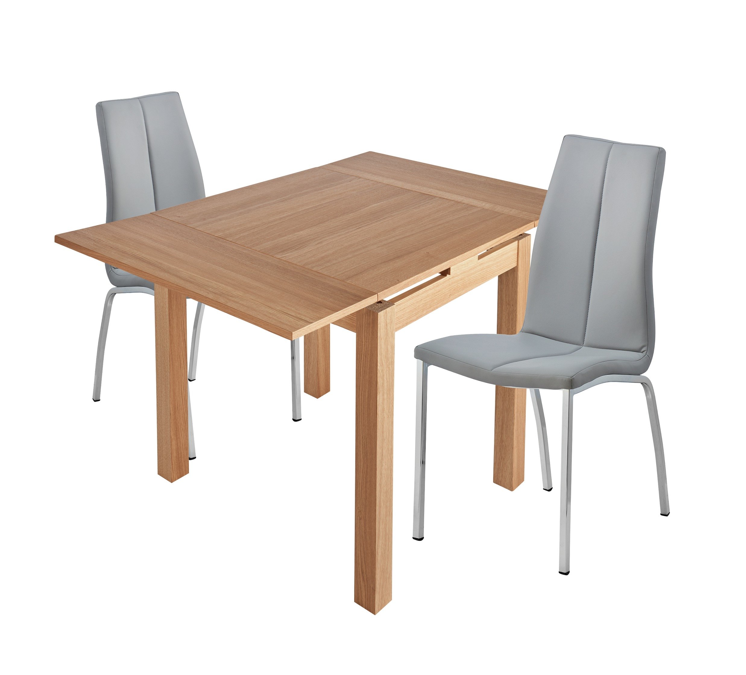 Collection Clifton Ext Oak Table & 2 Milo Chairs review