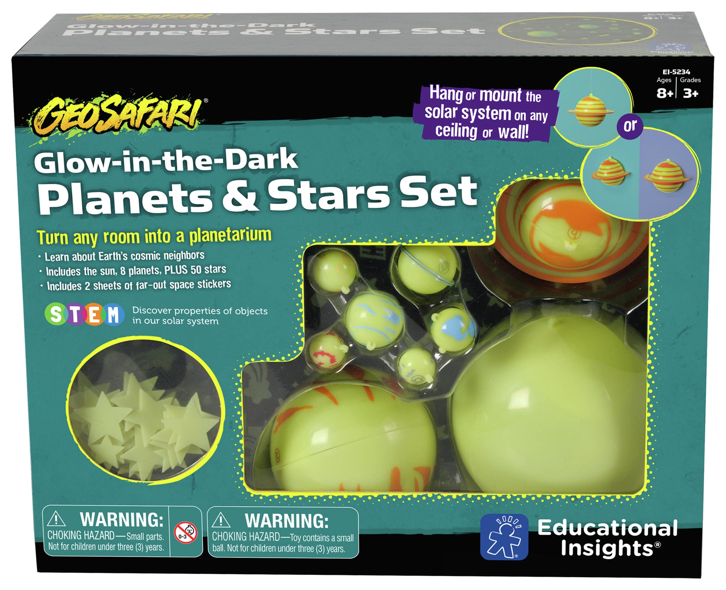 GeoSafari Glow in the Dark Planets and Stars. Review