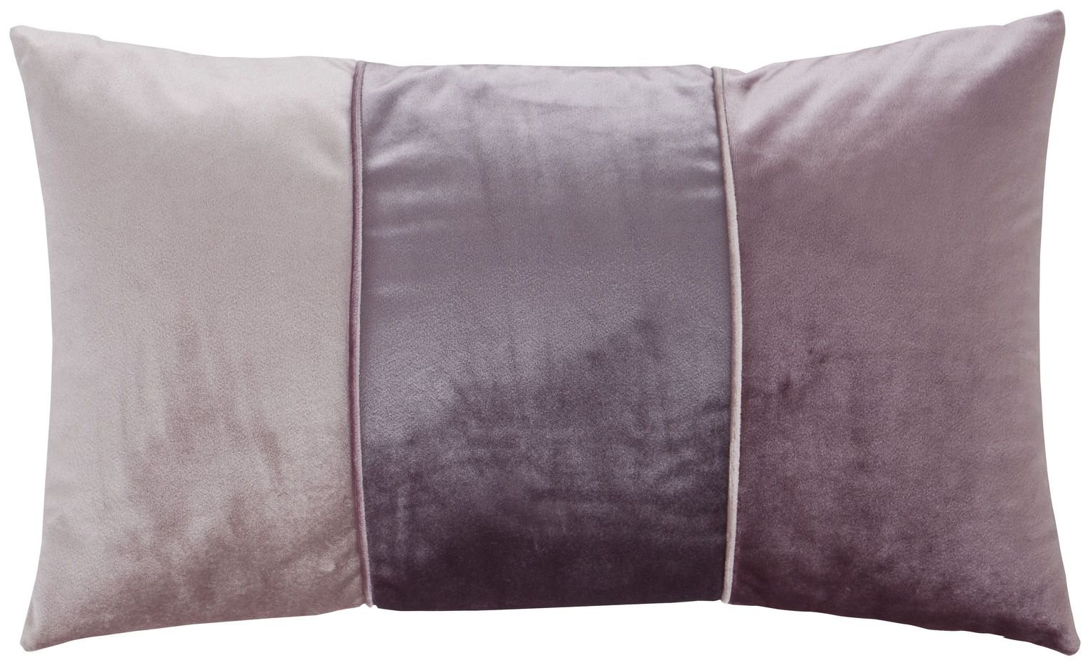 Catherine Lansfield Velvet Bands Cushion - Heather Review