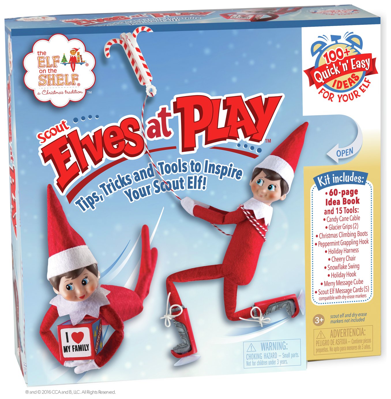 Review of Elf on the Shelf Scout Elves at Play.