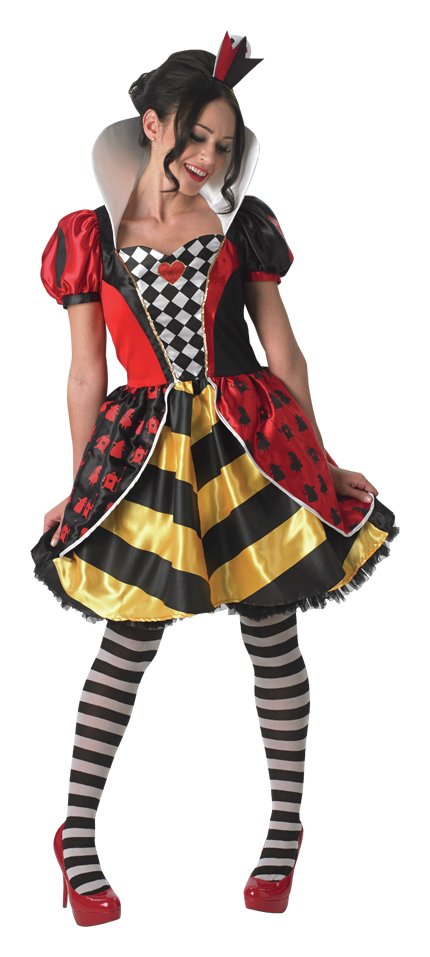 Queen of Hearts Adult's Fancy Dress Costume - One Size Review