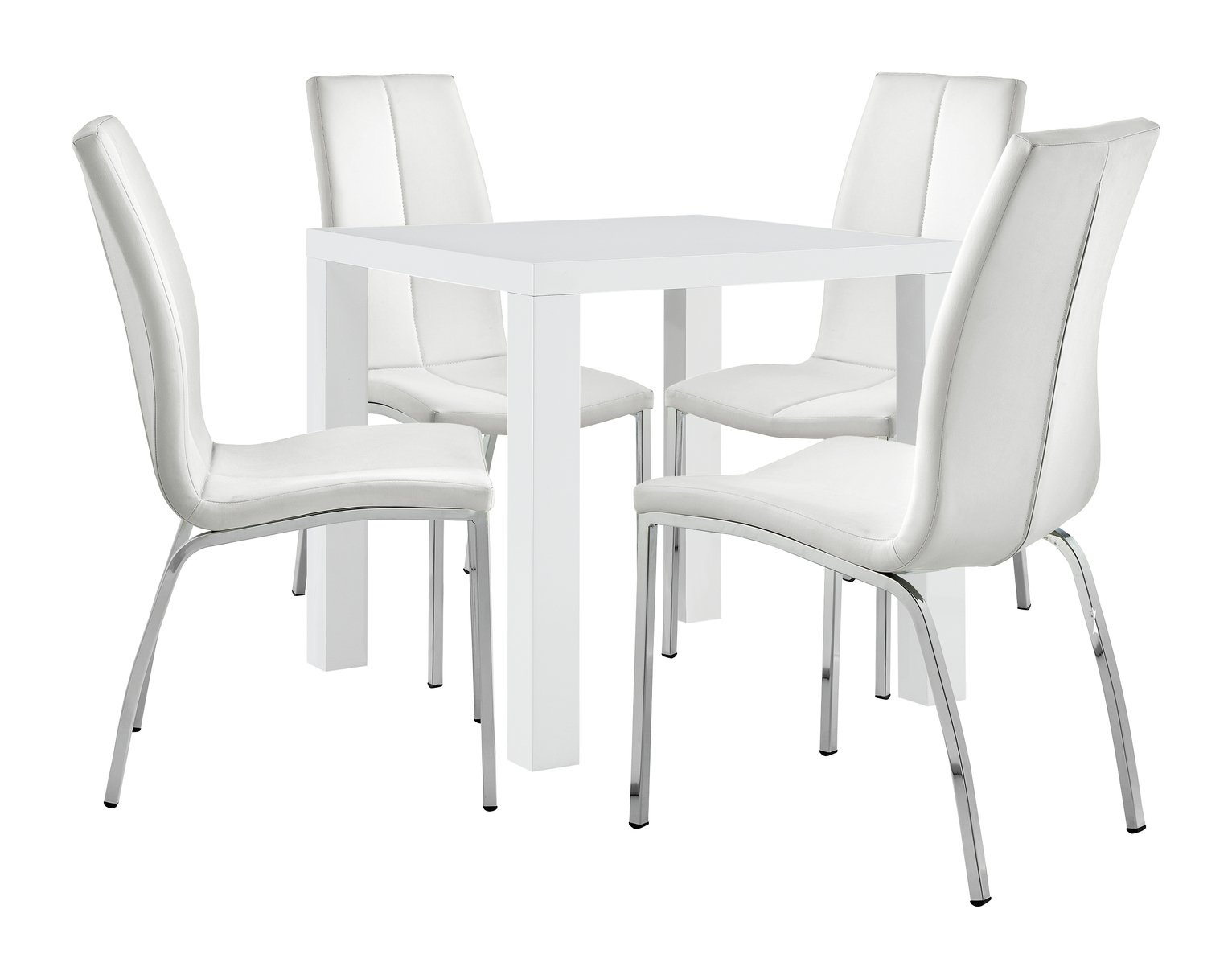 Hygena Lyssa Small Dining Table & 4 Milo Chairs review