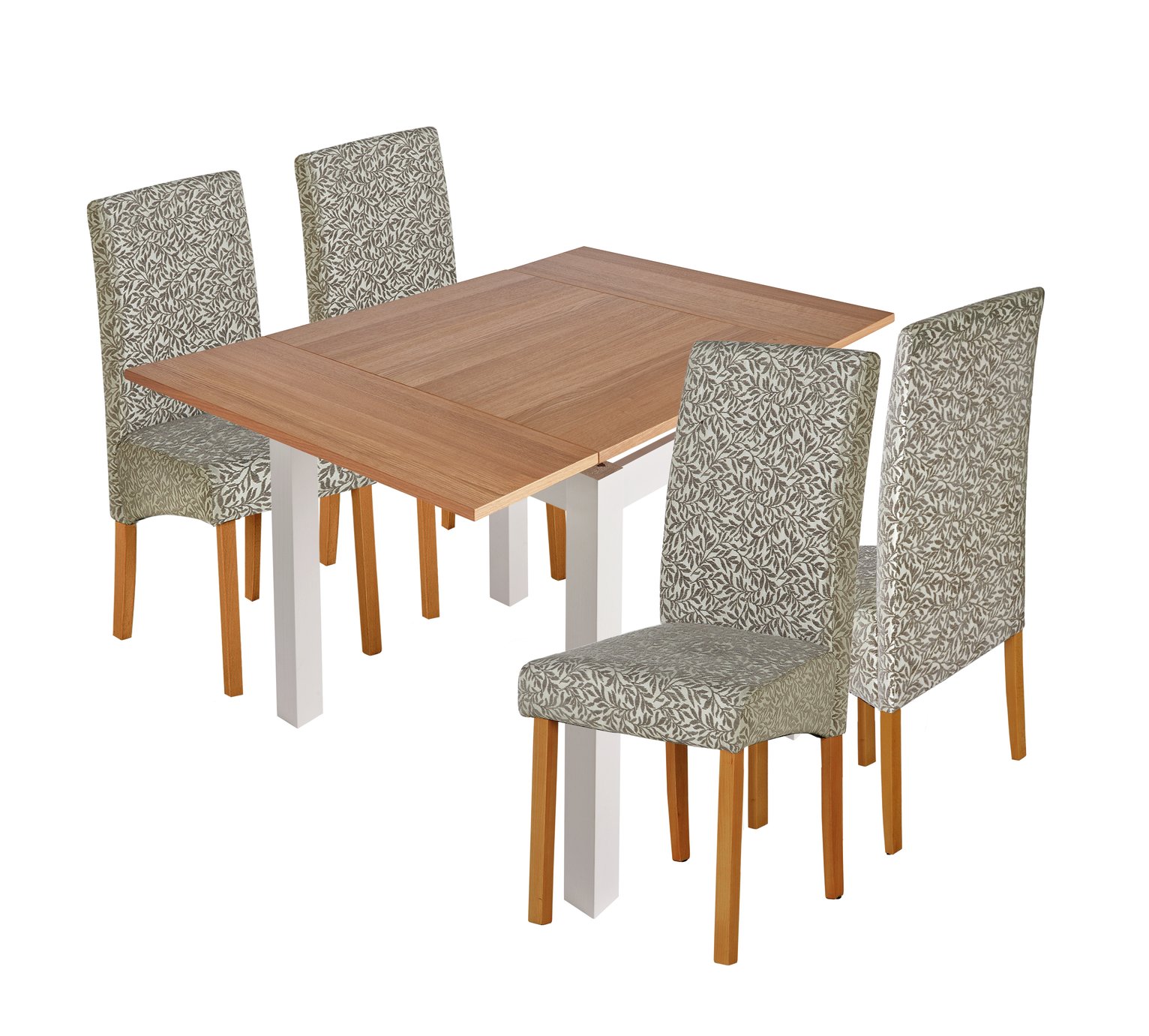 Collection Clifton Small Extendable Table & 4 Chairs - Floral Review