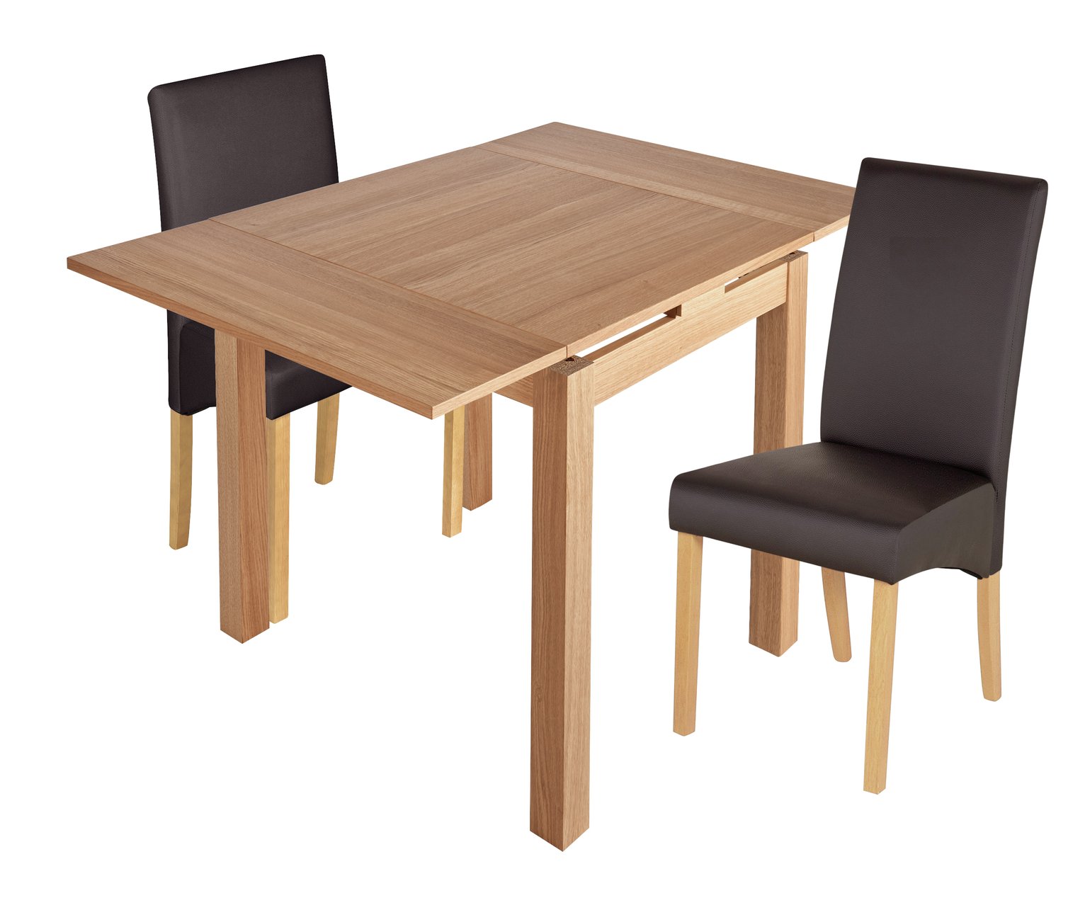 Collection Clifton Extendable Table & 2 Chairs - Chocolate Review