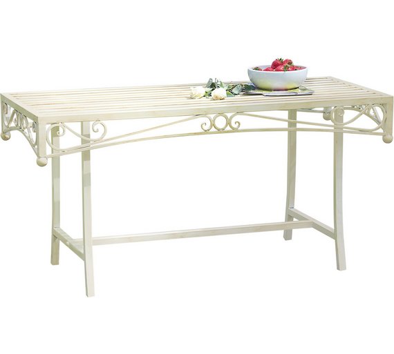 Buy Versailles Garden Table Antique Cream at Argos.co.uk Your
