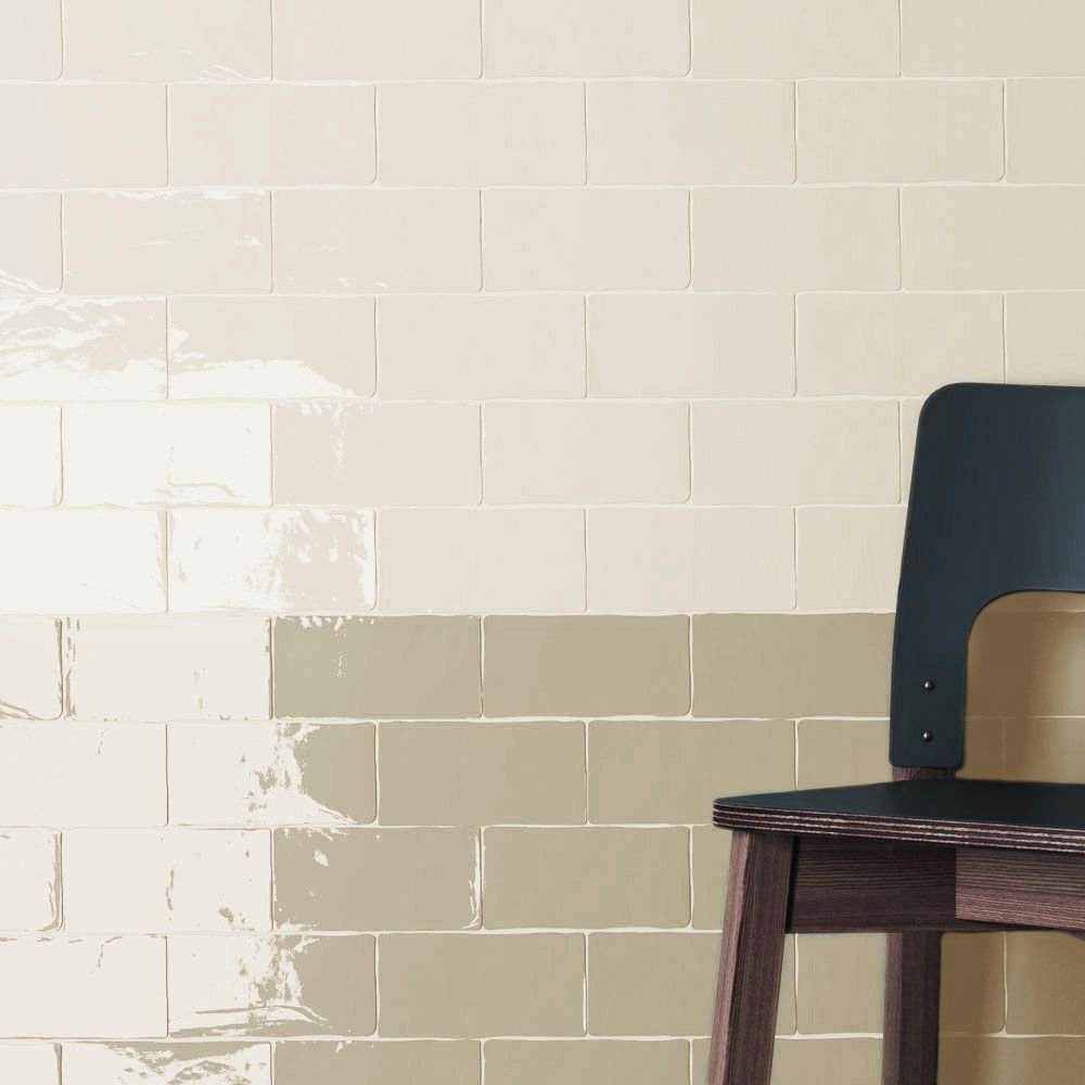 Ceramic Brick Shaped Wall Tile - Beige Review