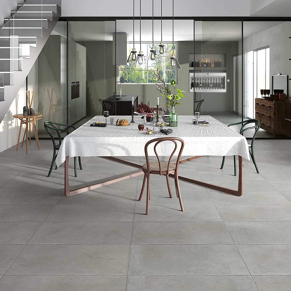 Porcelain Modular Floor Tile - Light Grey Review