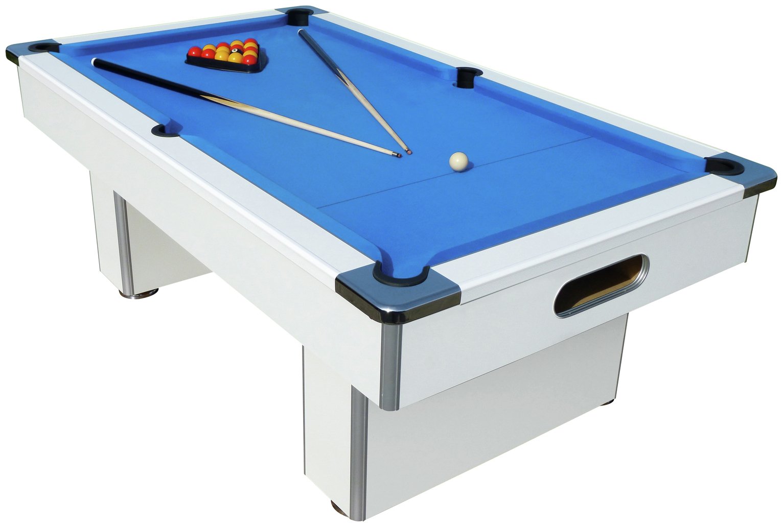 Mightymast 7ft Speedster Slate Bed White Pool Table Review