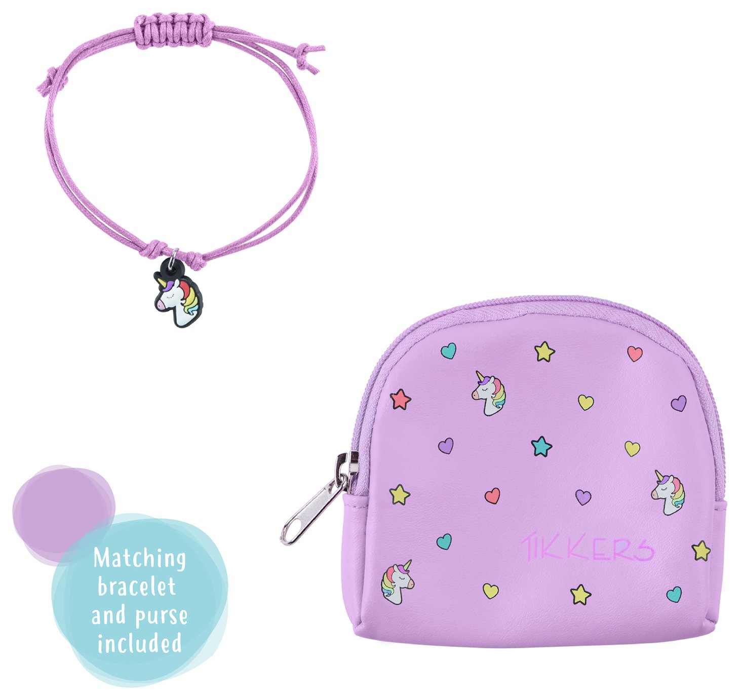 Tikkers Lilac Unicorn Watch, Necklace and Purse Set review