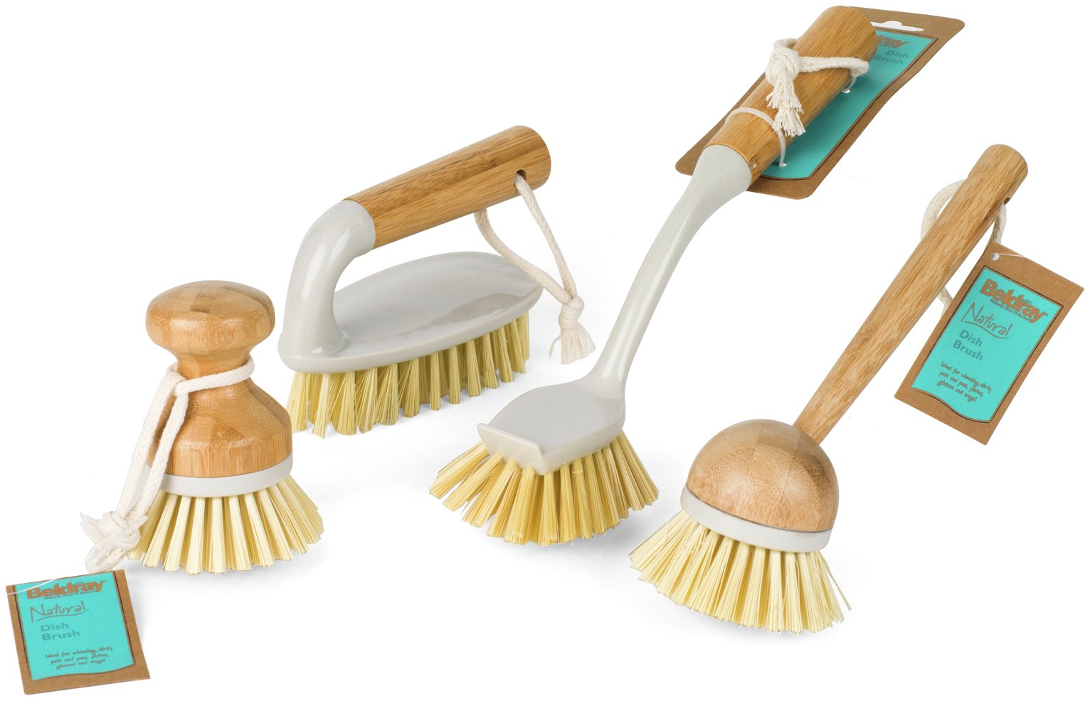 Beldray Bamboo 4 Piece Dish Brush Cleaning Set review