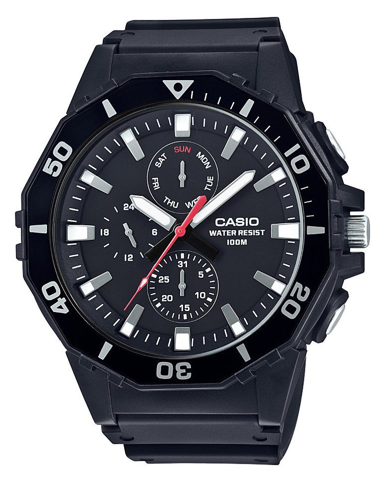 Casio Men's MRW-400H-1AVEF Multi Dial Black Strap Watch review