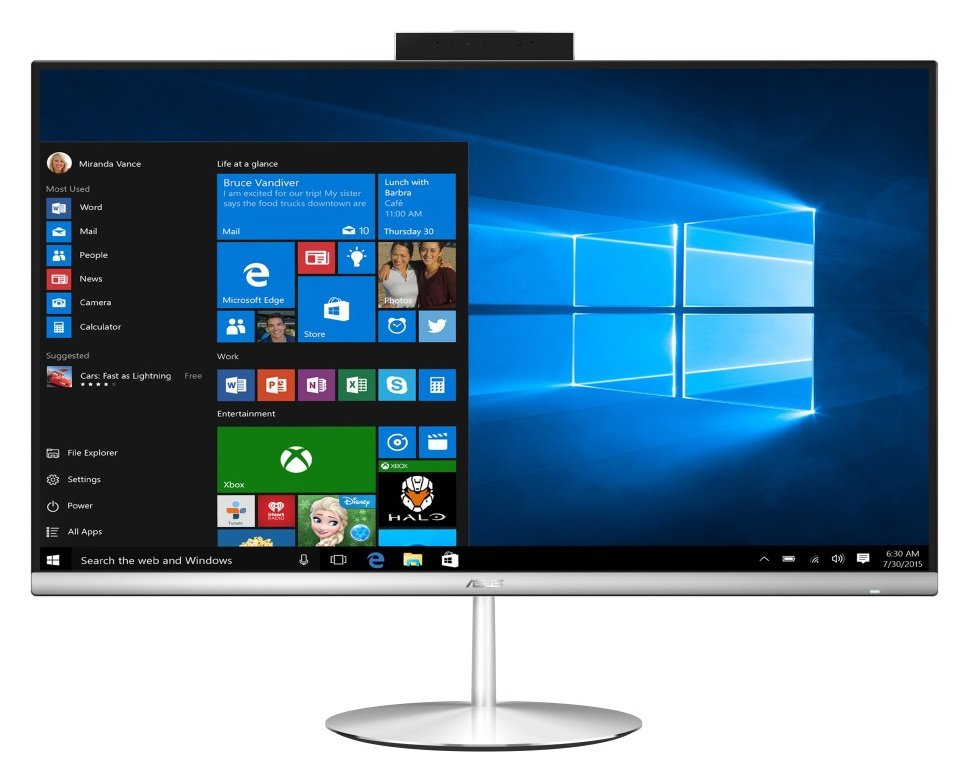 Asus Zen 23.8 Inch i5 8GB 128GB 1TB GTX1050 All in One PC Review