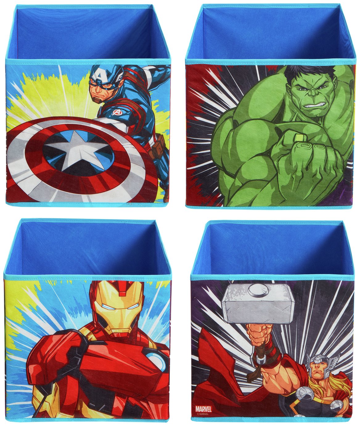 Avengers Set of 4 Fabric Storage Cubes Review