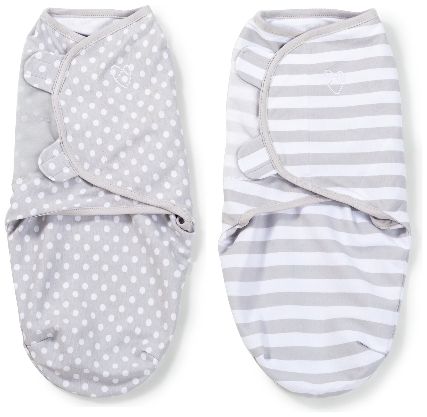 Summer Infant SwaddleMe Grey, Dot & Stripes Swaddle - 2 Pack Review