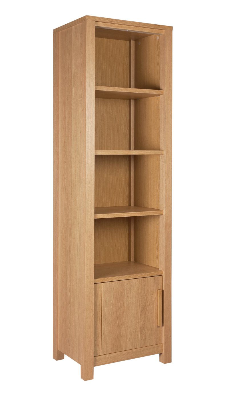 Collection Mawsley 4 Shelf Oak Veneer Bookcase review