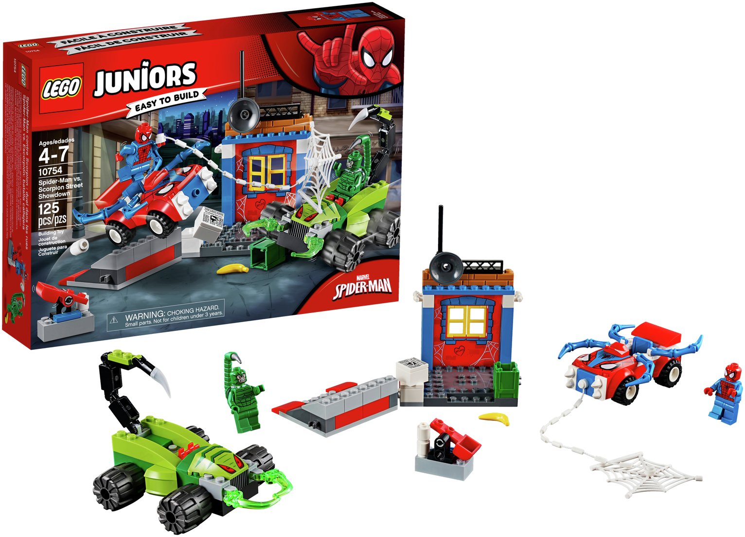 LEGO Juniors Spider-Man Vs. Scorpion Street Showdown - 10754 Review