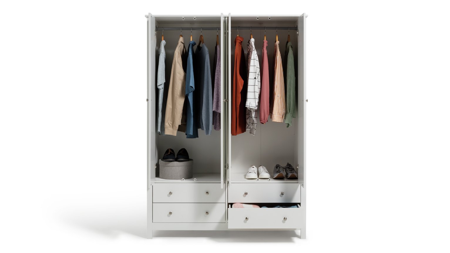 Collection Osaka 4 Door 4 Drawer Mirrored Wardrobe review