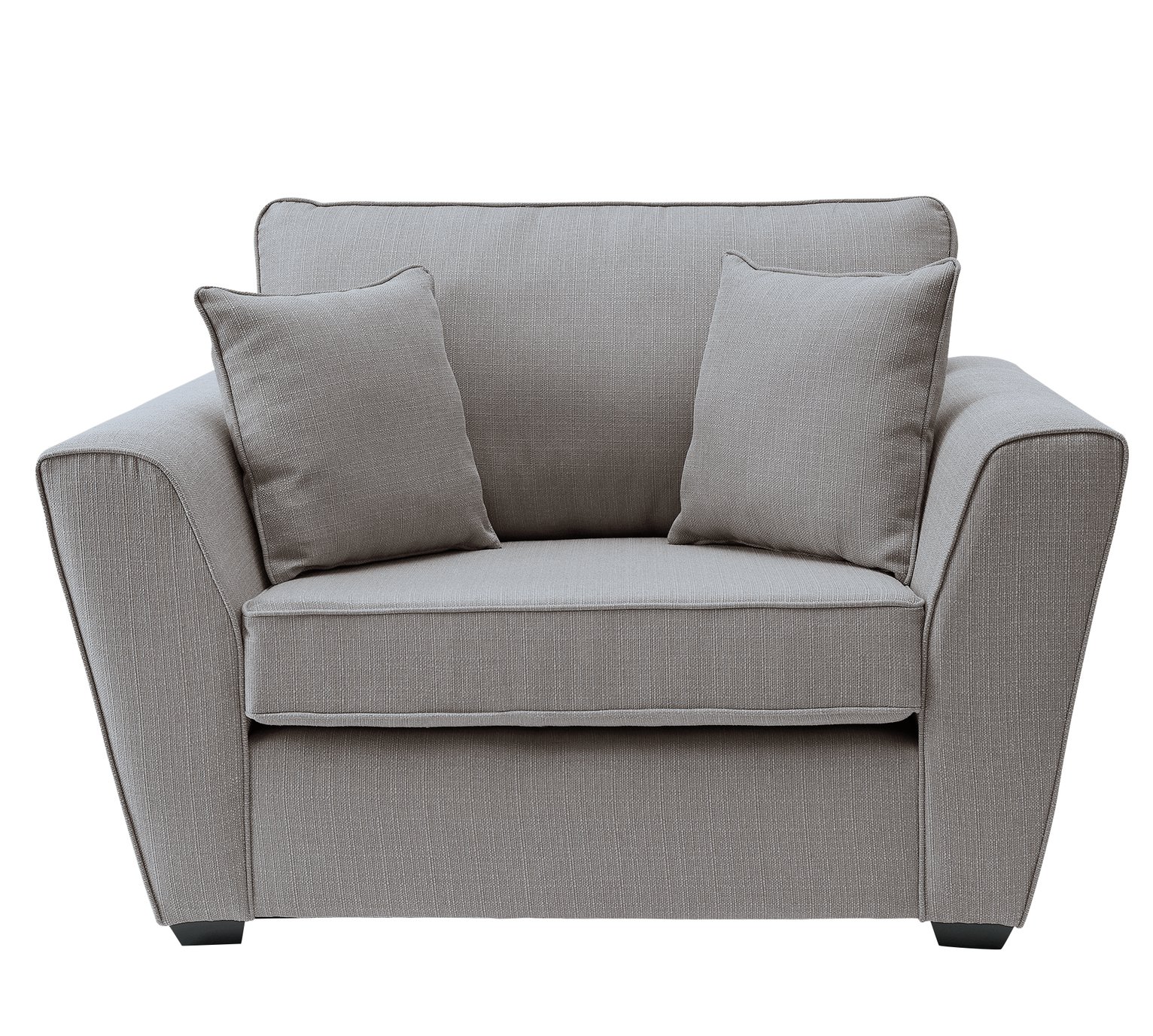 Collection Renley Fabric Cuddle Chair - Light Grey Review