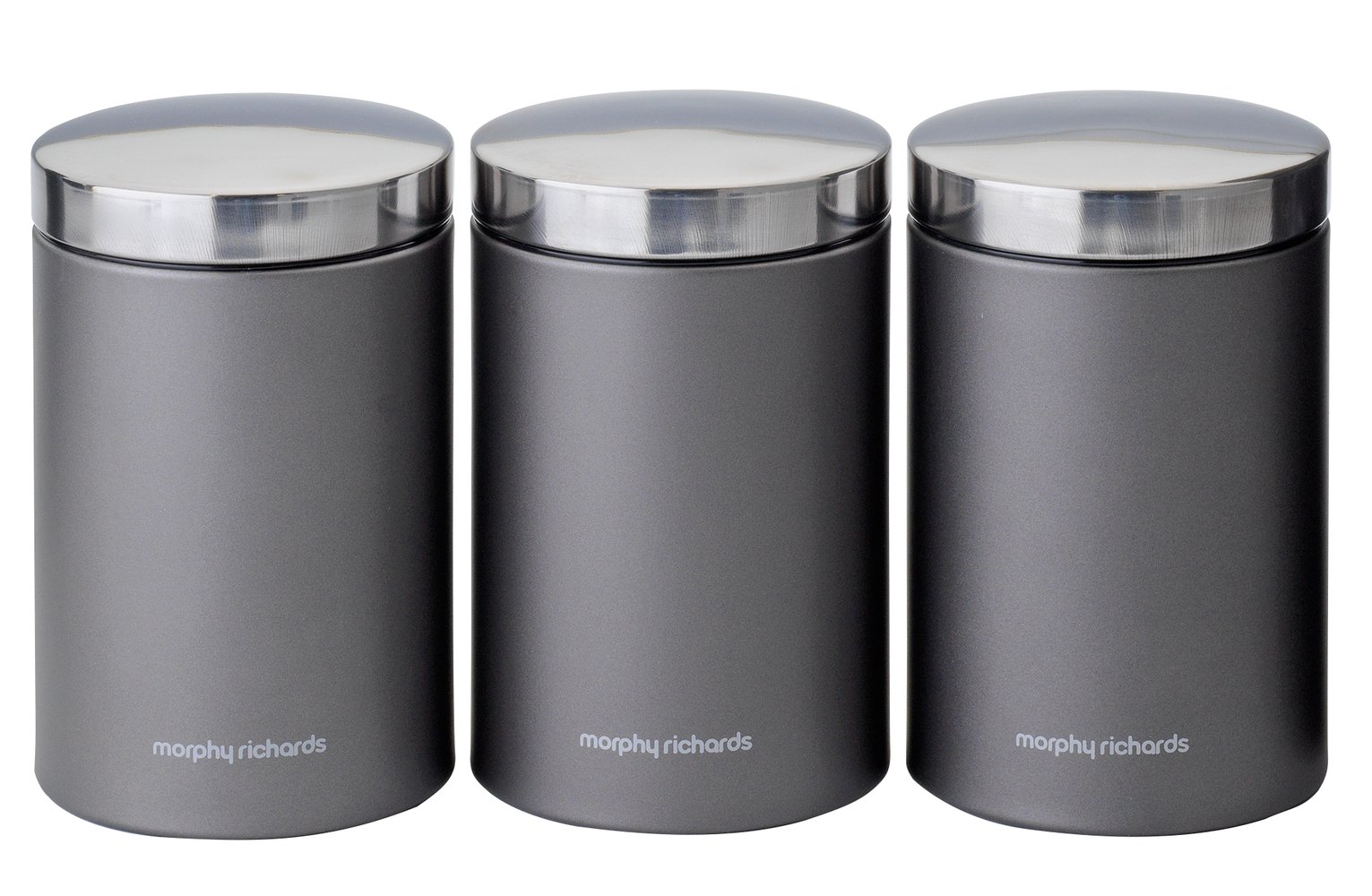 Morphy Richards Set of 3 Storage Jars - Titanium Review