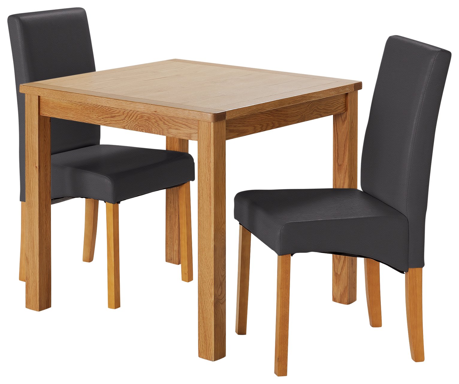 Collection Ashwell Oak Veneer Table & 2 Chairs Review