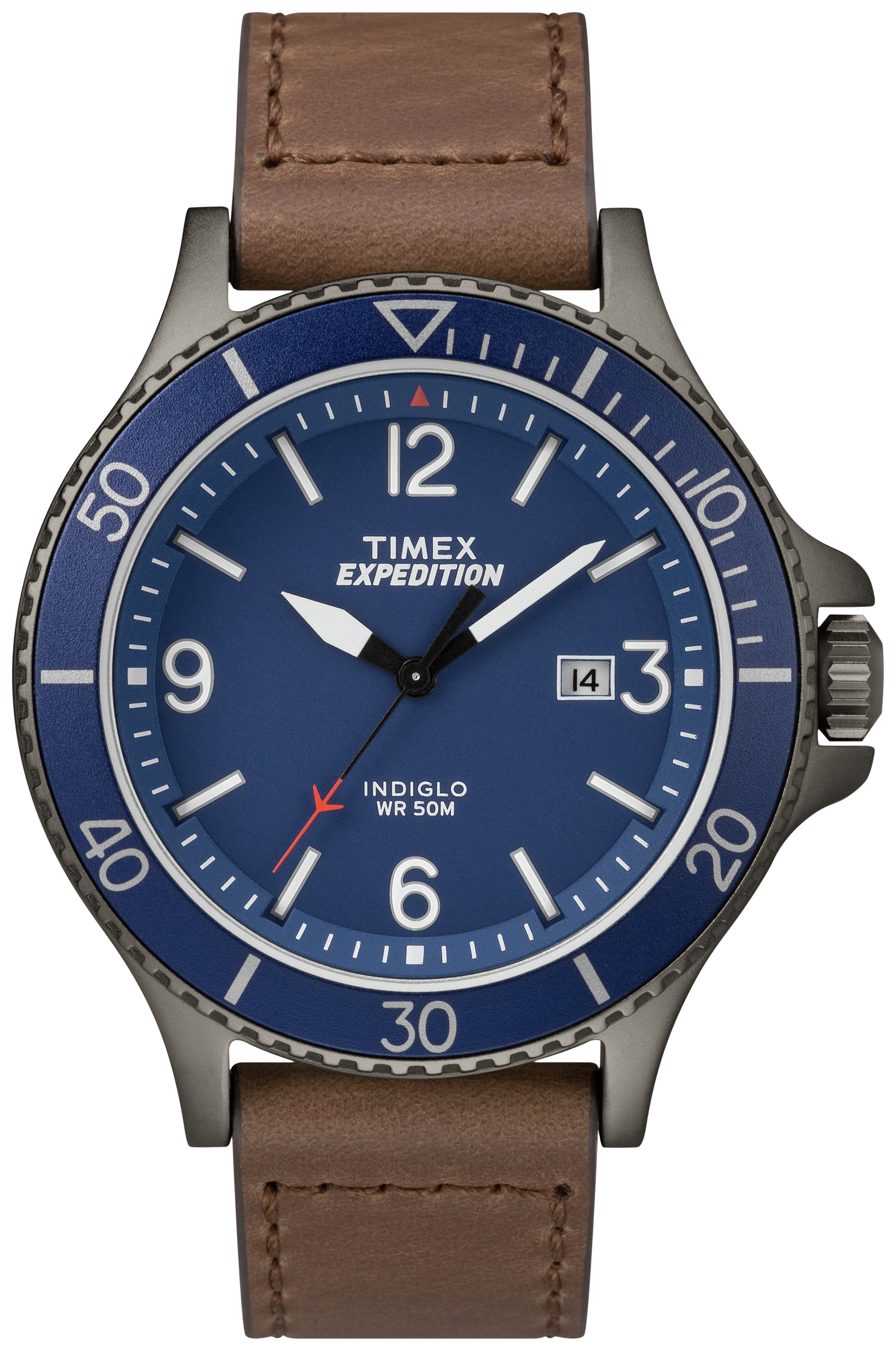 Timex Men's TW4B10700 Expedition Ranger Leather Strap Watch Review